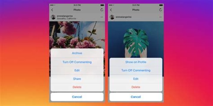 What Archiving An Instagram Post Means & How To Archive One